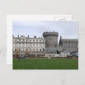 Dublin Castle Ireland, grawn & castle turret. Briefkaart (Voorkant / Achterkant)