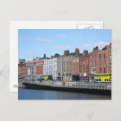Dublin Centre on the Liffey Briefkaart (Voorkant / Achterkant)