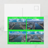 Dublin City Briefkaart (Voorkant / Achterkant)