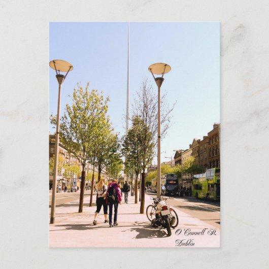 Dublin City briefkaart (Voorkant)