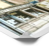 Dublin City Ierland Trams Afbeeldingen Poster (Hoek)