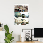 Dublin City Ierland Trams Afbeeldingen Poster (Thuiskantoor)