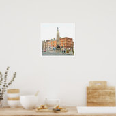 Dublin City Ireland, Parnell Monument Poster (Keuken)