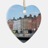Dublin City op The Liffey Keramisch Ornament (Rechts)
