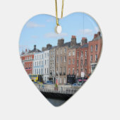 Dublin City op The Liffey Keramisch Ornament (Links)
