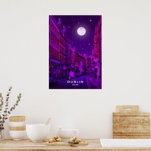 Dublin City Poster (Keuken)