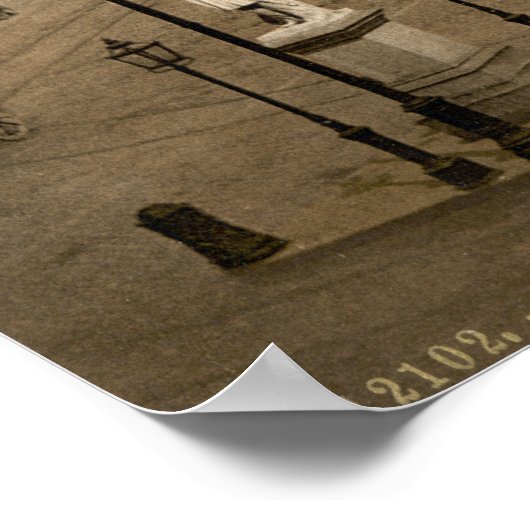 Dublin City Uitzicht Poster (Hoek)