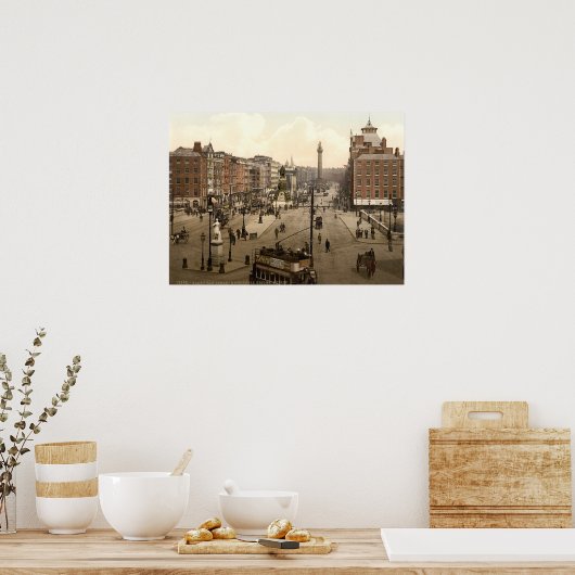 Dublin City Uitzicht Poster (Keuken)