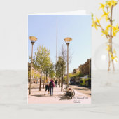 Dublin City wenskaart Kaart (Gele Bloem)