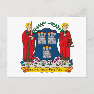 Dublin Coat of Arms Briefkaart