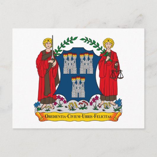Dublin Coat of Arms Briefkaart (Voorkant)