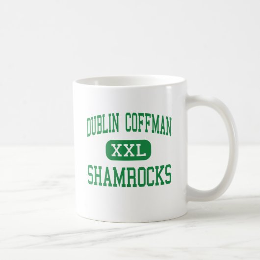 Dublin Coffman - Shamrocks - High - Dublin Ohio Koffiemok (Rechts)