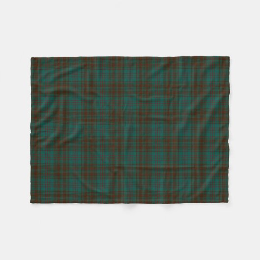 Dublin County Irish Tartan Fleece Deken (Voorkant (Horizontaal))