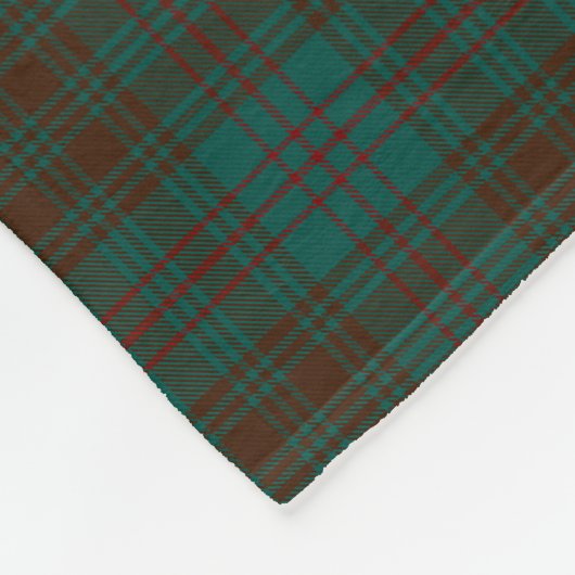 Dublin County Irish Tartan Fleece Deken (Hoek)