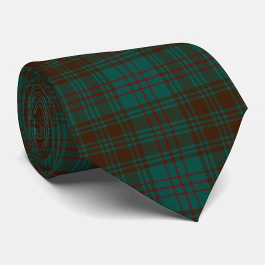 Dublin County Irish Tartan Stropdas (Opgerold)
