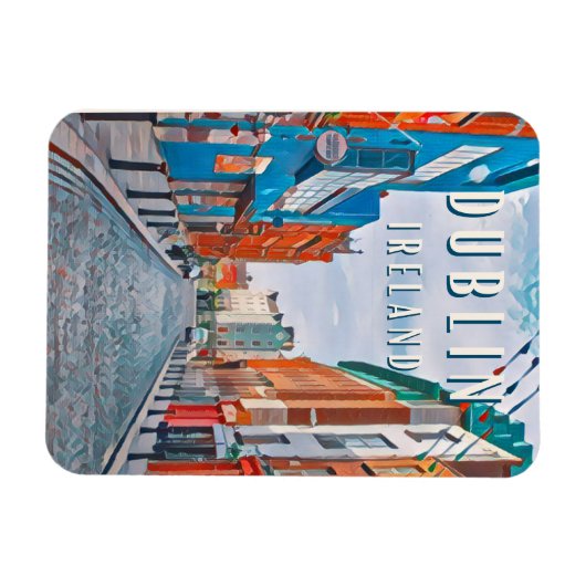 Dublin, de stad van Ierse tradities Magneet (Horizontaal)