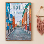 Dublin, de stad van Ierse tradities Poster<br><div class="desc">Dublin is de grootste stad van het Ierse eiland en de Ierse staat,  en de hoofdstad van dat eiland (Belfast is de hoofdstad van Noord-Ierland). De stad ligt aan de oostkust van het eiland en in het centrum van het graafschap Dublin.</div>