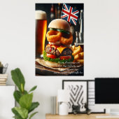 Dublin Delight Burger 24x36 Poster (Thuiskantoor)