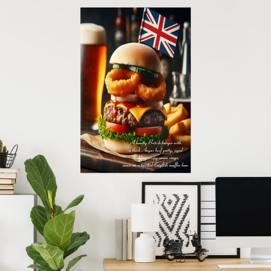 Dublin Delight Burger 24x36 Poster (Thuiskantoor)