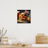 Dublin Delight Burger Poster (Keuken)