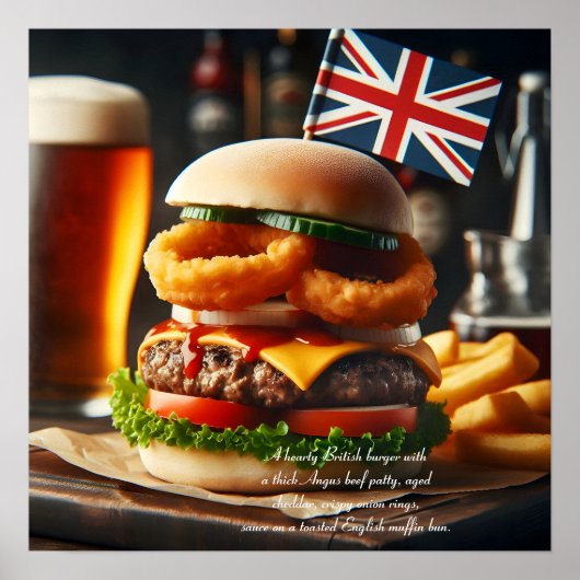 Dublin Delight Burger Poster (Voorkant)