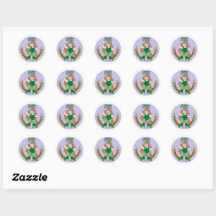 Dublin Destroyer Ronde Sticker