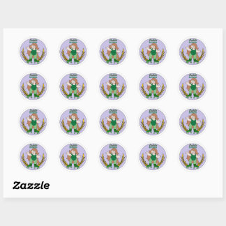 Dublin Destroyer Ronde Sticker