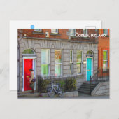 Dublin doors ~Dublin, Ireland Briefkaart (Voorkant / Achterkant)