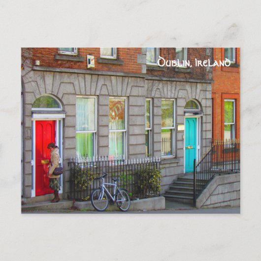 Dublin doors ~Dublin, Ireland Briefkaart (Voorkant)