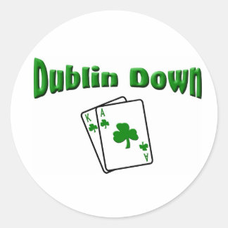 Dublin Down Ronde Sticker