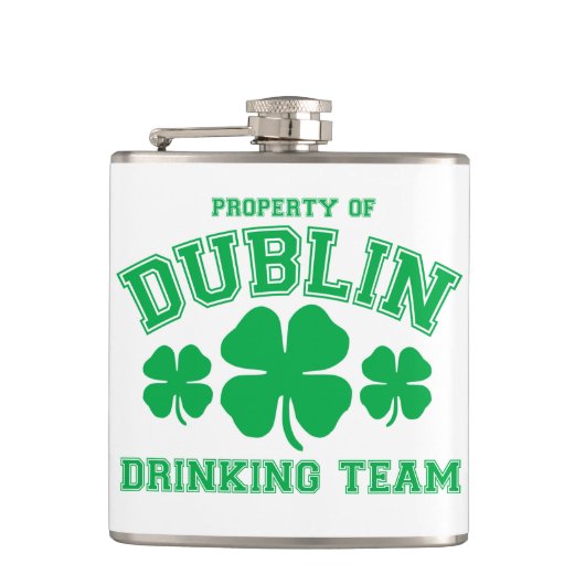 Dublin Drink team Heupfles (Voorkant)