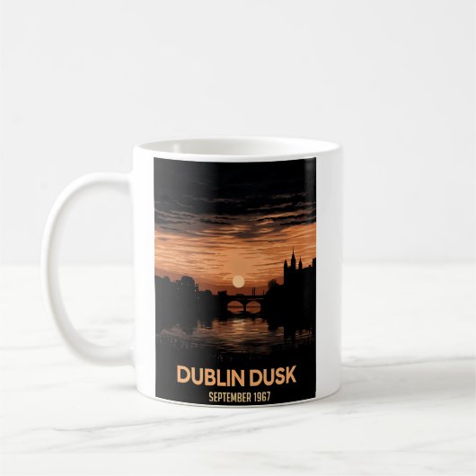 Dublin Dusk: boeiende schemerscènes Koffiemok (Links)