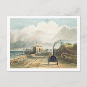 Dublin en Kingstown Railway: Van de Footbridge Briefkaart