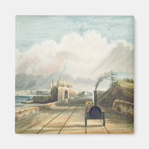 Dublin en Kingstown Railway: Van de Footbridge Magneet