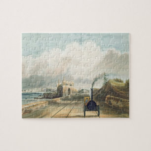 Dublin en Kingstown Railway: Van de voetbrug Legpuzzel
