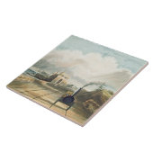 Dublin en Kingstown Railway: Van de voetbrug Tegeltje (Zijkant)