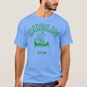 DUBLIN ES88 GREEN FONT T-SHIRT
