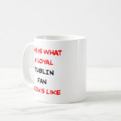 Dublin-fan, loyaal koffiemok (Voorkant links)