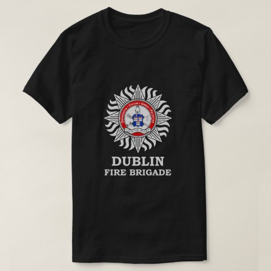 Dublin Fire Brigade Irish brandweerafdeling T-shirt (Design voorkant)
