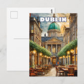 Dublin, geciteerd op duizend nuances groen briefkaart (Voorkant / Achterkant)