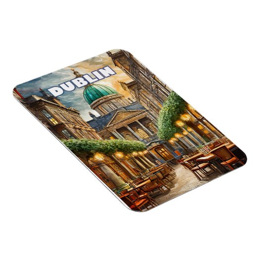 Dublin, geciteerd op duizend nuances groen magneet (Rechterzijde)