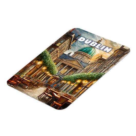 Dublin, geciteerd op duizend nuances groen magneet (Linkerzijde)