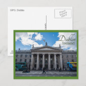 Dublin GPO Briefkaart (Voorkant / Achterkant)