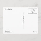 Dublin GPO Briefkaart (Achterkant)