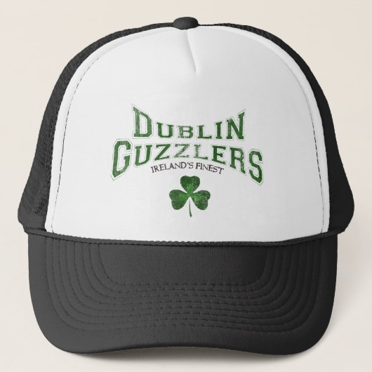 Dublin Guzzlers - Ierland's Finest - Trucker Hat Trucker Pet (Voorkant)
