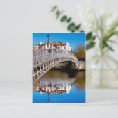Dublin Halfpenny Bridge Briefkaart (Staand voorkant)