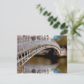 Dublin Halfpenny Bridge Briefkaart (Staand voorkant)