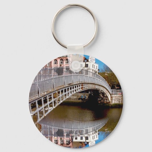 Dublin Halfpenny Bridge Sleutelhanger (Voorkant)