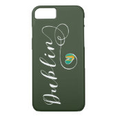 Dublin Heart Cell Phone Case, Ierland Case-Mate iPhone Case (Achterkant)