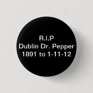Dublin Herinner me Ronde Button 3,2 Cm